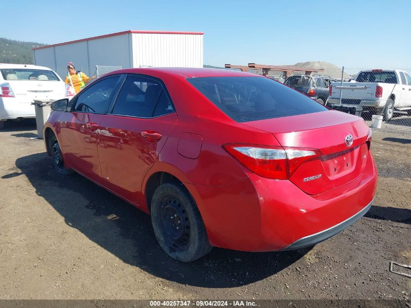 2014 Toyota Corolla Le VIN: 2T1BURHE0EC089860 Lot: 40257347