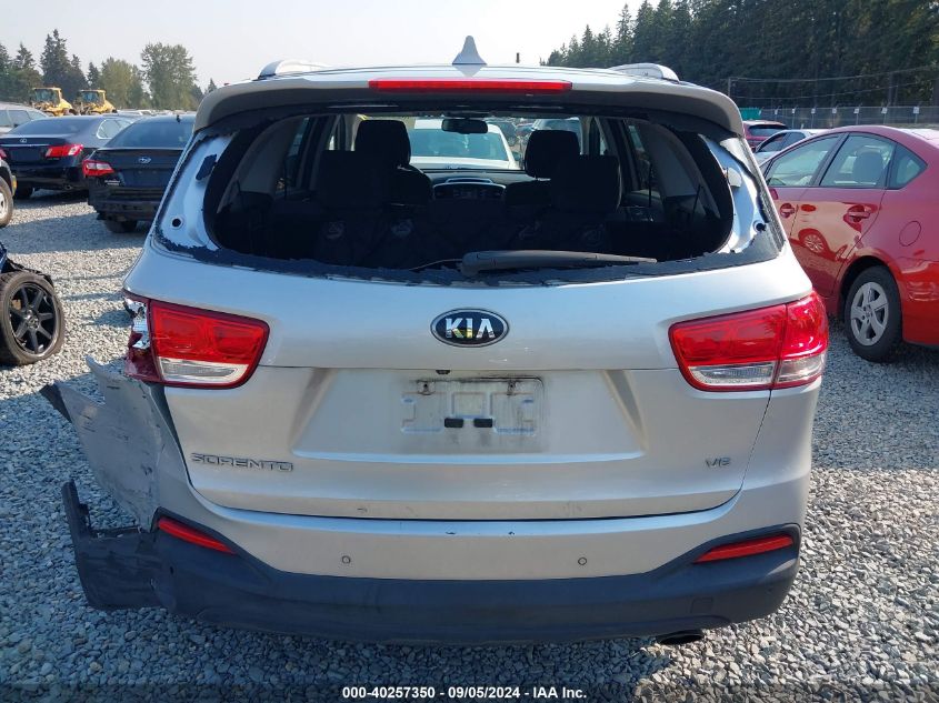 2016 Kia Sorento 3.3L Lx VIN: 5XYPGDA58GG157386 Lot: 40257350