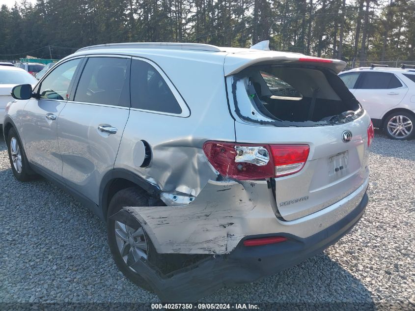 2016 KIA SORENTO 3.3L LX - 5XYPGDA58GG157386