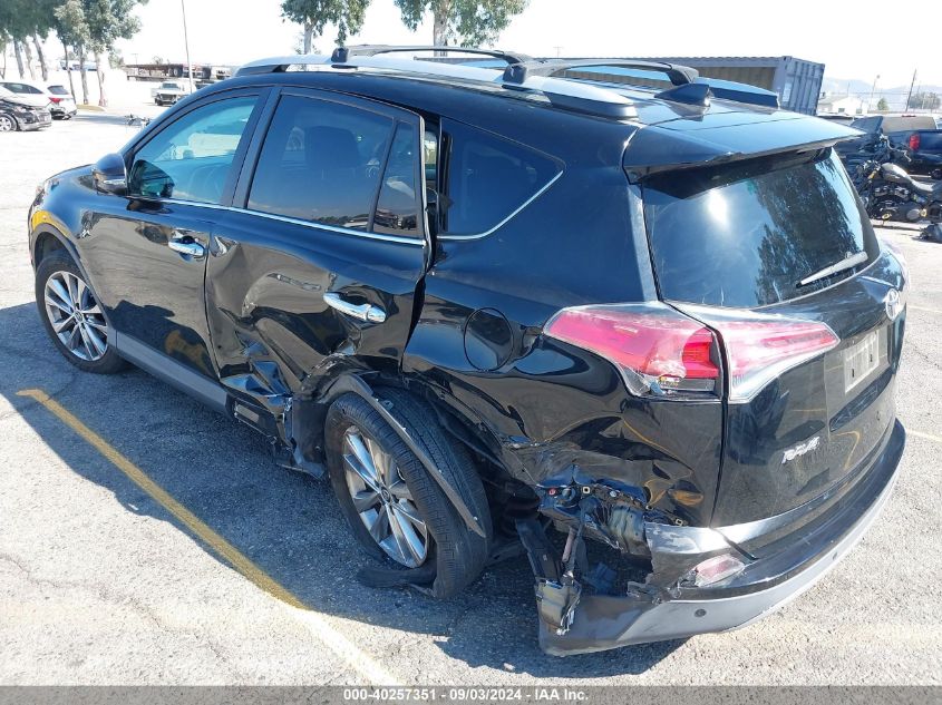 2016 Toyota Rav4 Limited VIN: 2T3YFREV6GW295413 Lot: 40257351