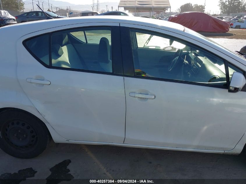 JTDKDTB37E1062163 2014 Toyota Prius C One