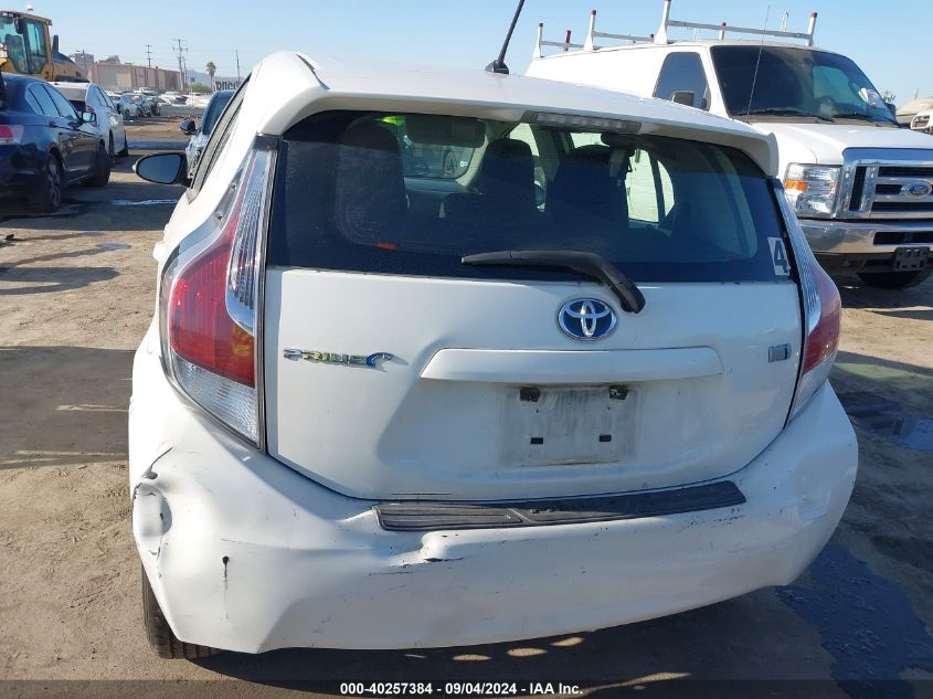 2014 Toyota Prius C One VIN: JTDKDTB37E1062163 Lot: 40257384