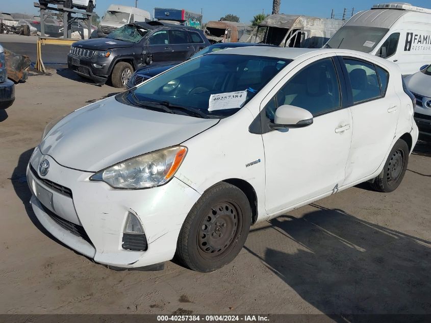 2014 Toyota Prius C One VIN: JTDKDTB37E1062163 Lot: 40257384