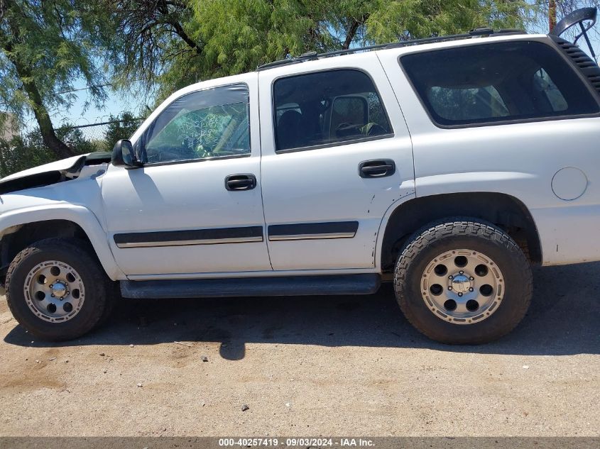 2005 Chevrolet Tahoe Ls VIN: 1GNEK13T85R213963 Lot: 40257419