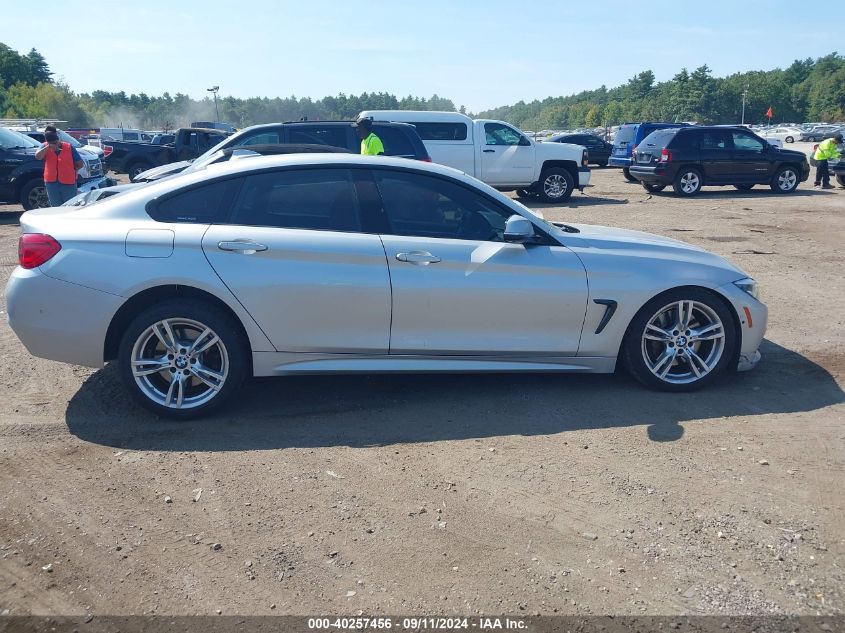 2018 BMW 430I Gran Coupe xDrive VIN: WBA4J3C54JBG96374 Lot: 40257456