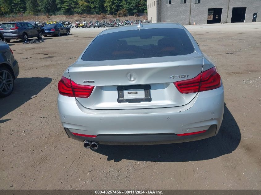 2018 BMW 430I Gran Coupe xDrive VIN: WBA4J3C54JBG96374 Lot: 40257456