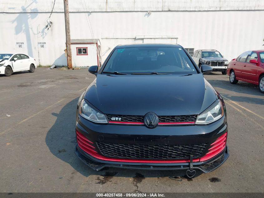 2016 Volkswagen Golf Gti Autobahn 4-Door/S 4-Door/Se 4-Door VIN: 3VW4T7AU7GM029440 Lot: 40257458