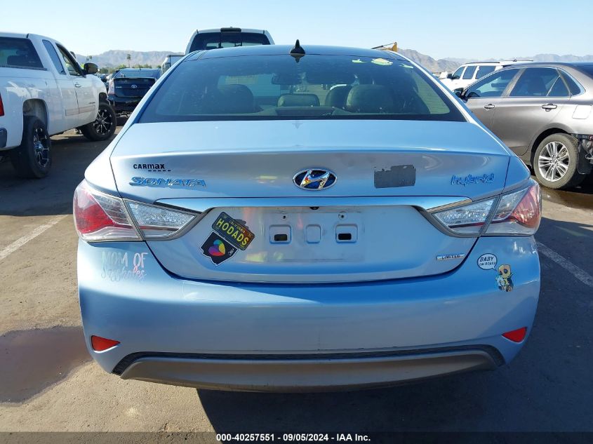 2014 Hyundai Sonata Hybrid Limited VIN: KMHEC4A45EA106799 Lot: 40257551