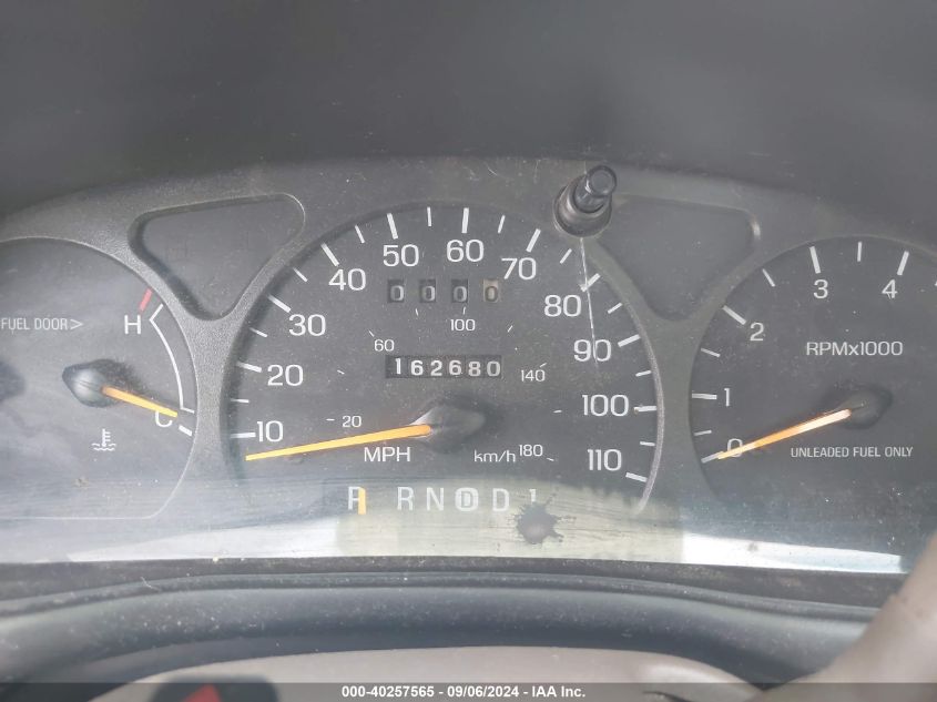 1998 Ford Taurus Lx/Se VIN: 1FAFP52U7WG229753 Lot: 40257565