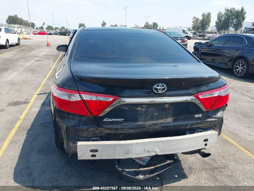 2016 Toyota Camry Se VIN: 4T1BF1FK9GU116155 Lot: 40257567