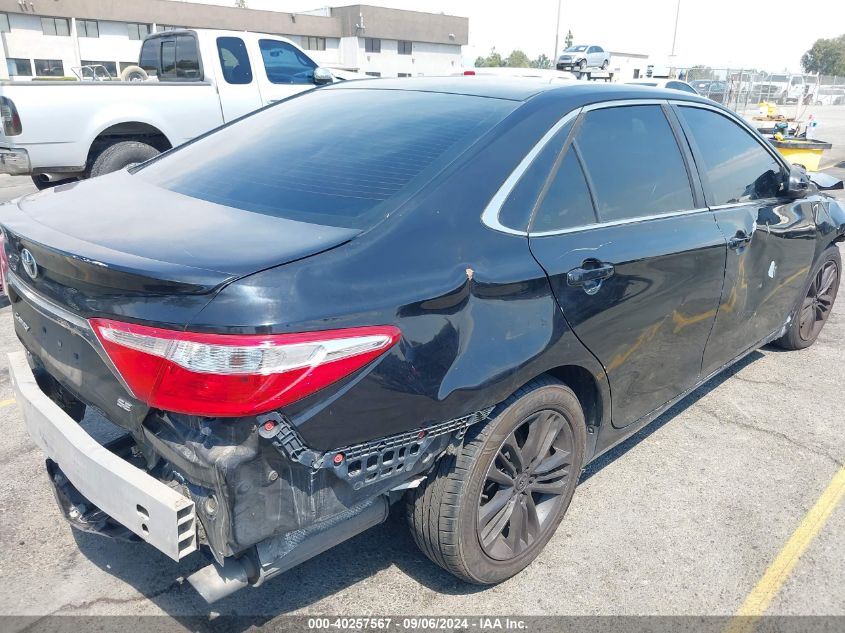 2016 Toyota Camry Se VIN: 4T1BF1FK9GU116155 Lot: 40257567