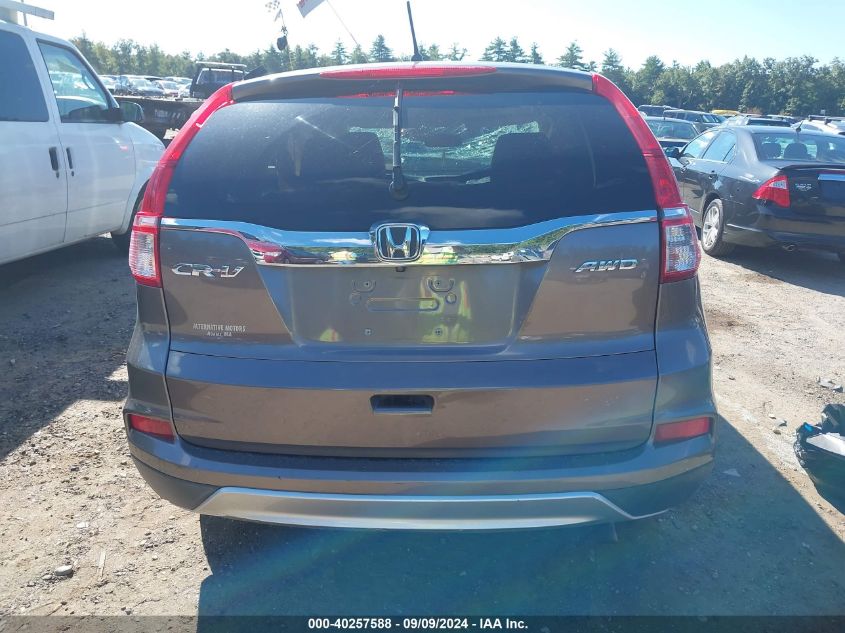 2015 Honda Cr-V Ex VIN: 5J6RM4H55FL115049 Lot: 40257588