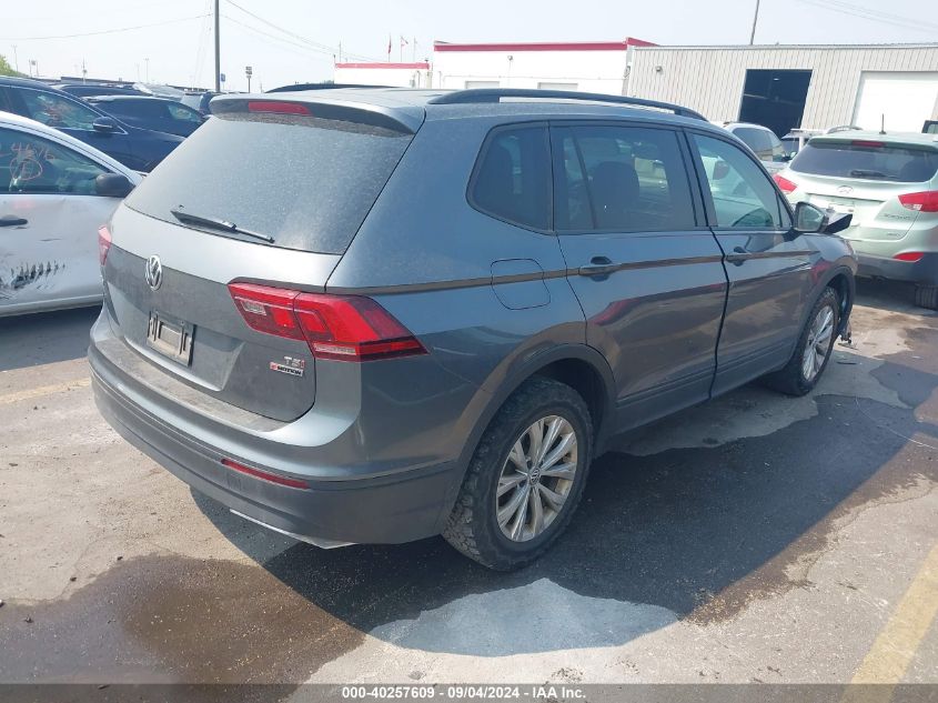 2018 Volkswagen Tiguan S VIN: 3VV0B7AX3JM009550 Lot: 40257609