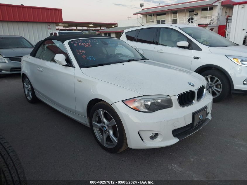 2013 BMW 128I VIN: WBAUN1C55DVR01404 Lot: 40257612