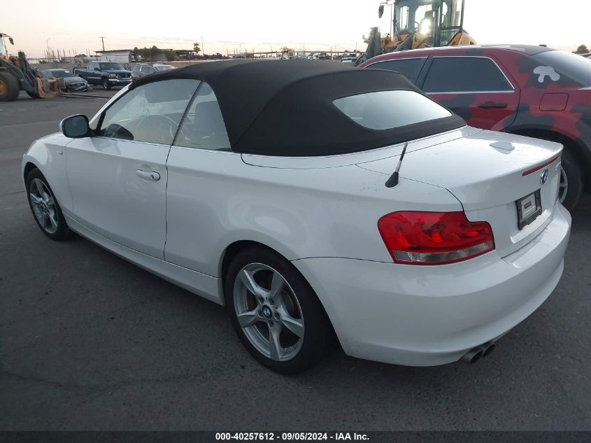 2013 BMW 128I VIN: WBAUN1C55DVR01404 Lot: 40257612