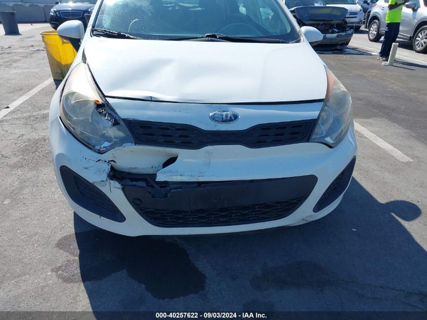 2013 Kia Rio Lx VIN: KNADM5A30D6248132 Lot: 40257622