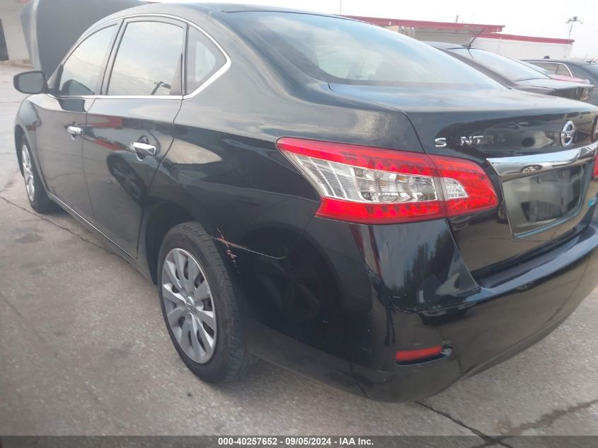 2014 Nissan Sentra S VIN: 3N1AB7AP4EY340710 Lot: 40257652