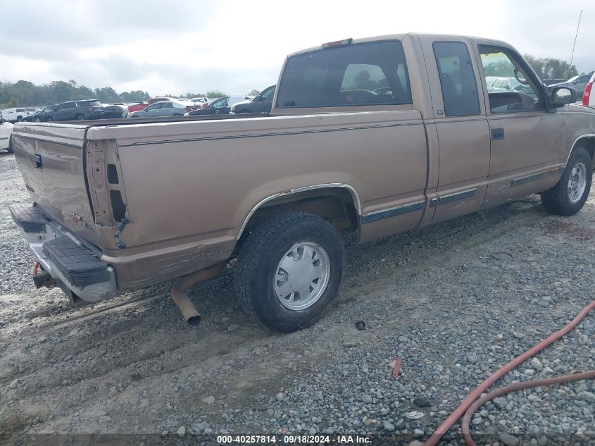 1997 GMC Sierra 1500 Sl Wideside VIN: 2GTEC19R6V1553770 Lot: 40257814