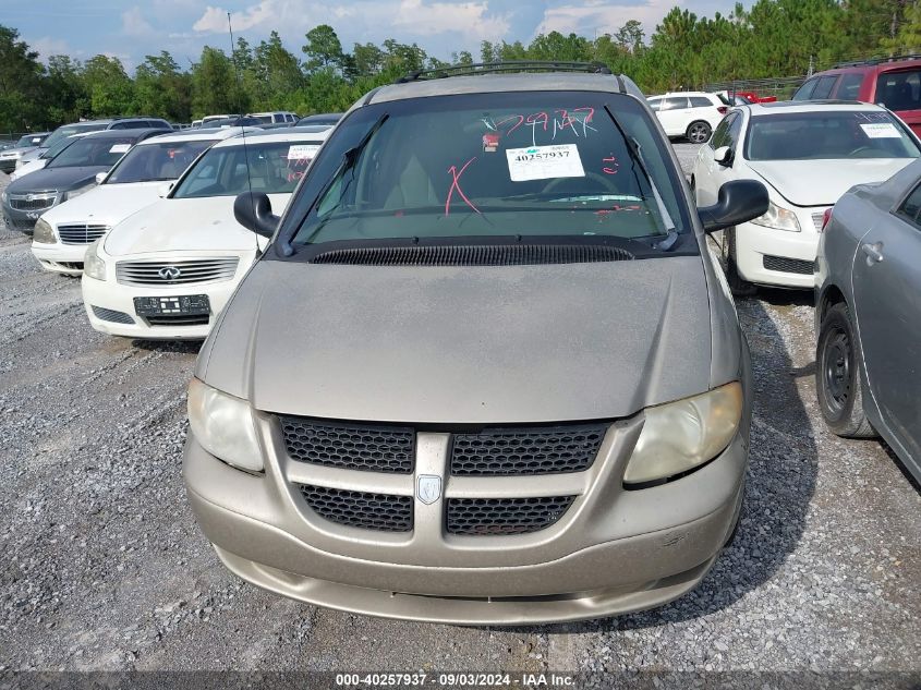 2002 Dodge Grand Caravan El VIN: 2B4GP34372R759007 Lot: 40257937