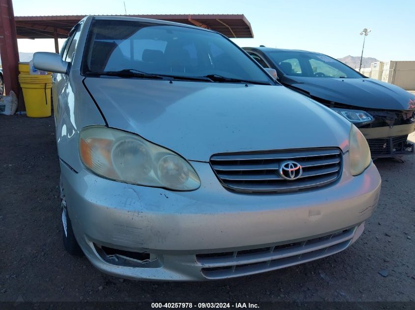 2003 Toyota Corolla Le VIN: 1NXBR32E93Z119960 Lot: 40257978