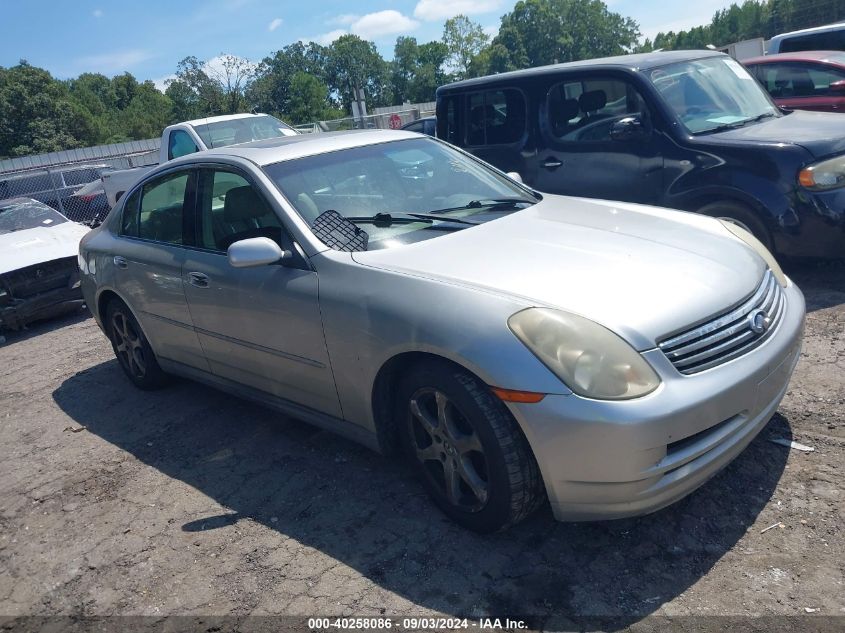 2003 Infiniti G35 Luxury VIN: JNKCV51E43M002786 Lot: 40258086