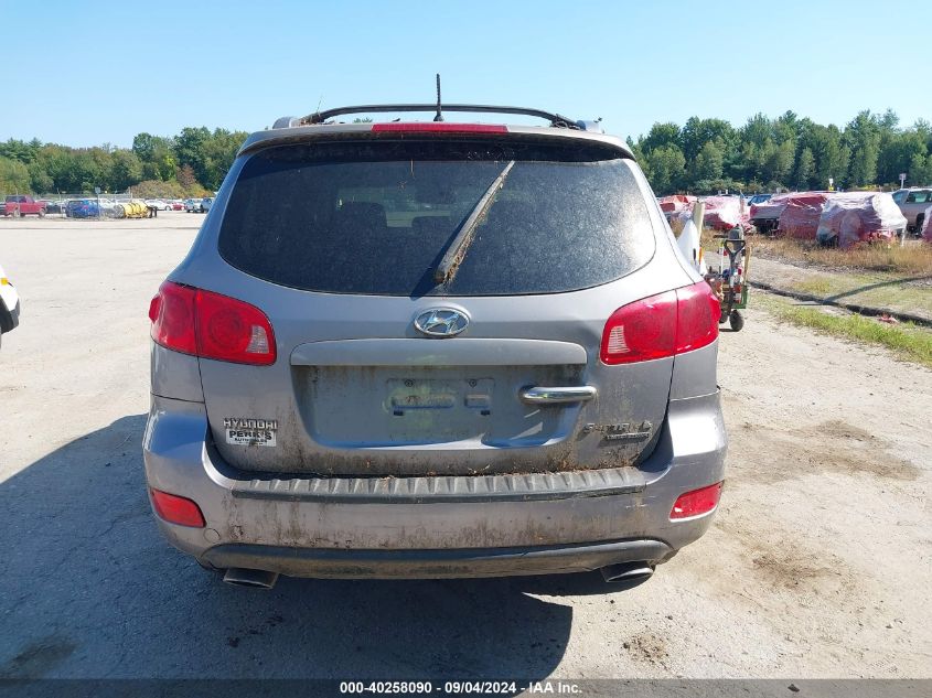 2007 Hyundai Santa Fe Limited/Se VIN: 5NMSH73E27H039927 Lot: 40258090