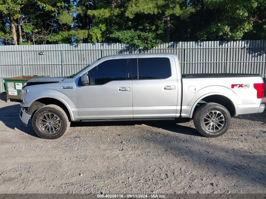 2018 Ford F-150 Lariat VIN: 1FTEW1EG9JFC91371 Lot: 40258116