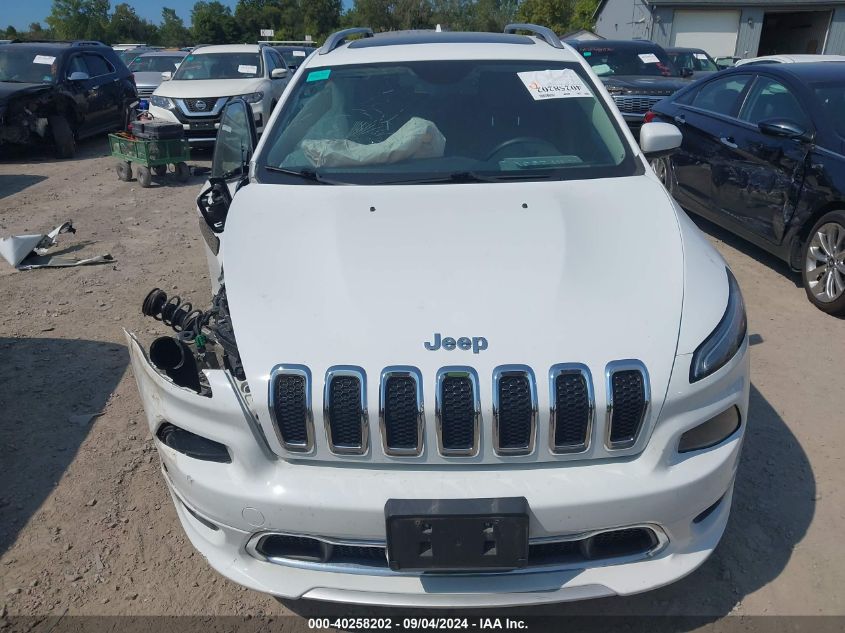 2018 Jeep Cherokee Overland 4X4 VIN: 1C4PJMJX9JD594340 Lot: 40258202