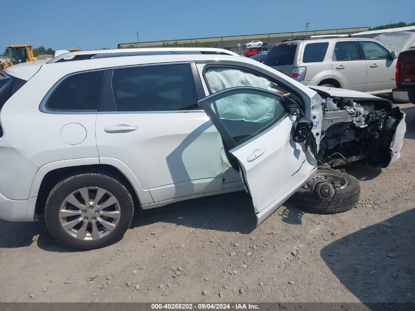 2018 Jeep Cherokee Overland 4X4 VIN: 1C4PJMJX9JD594340 Lot: 40258202