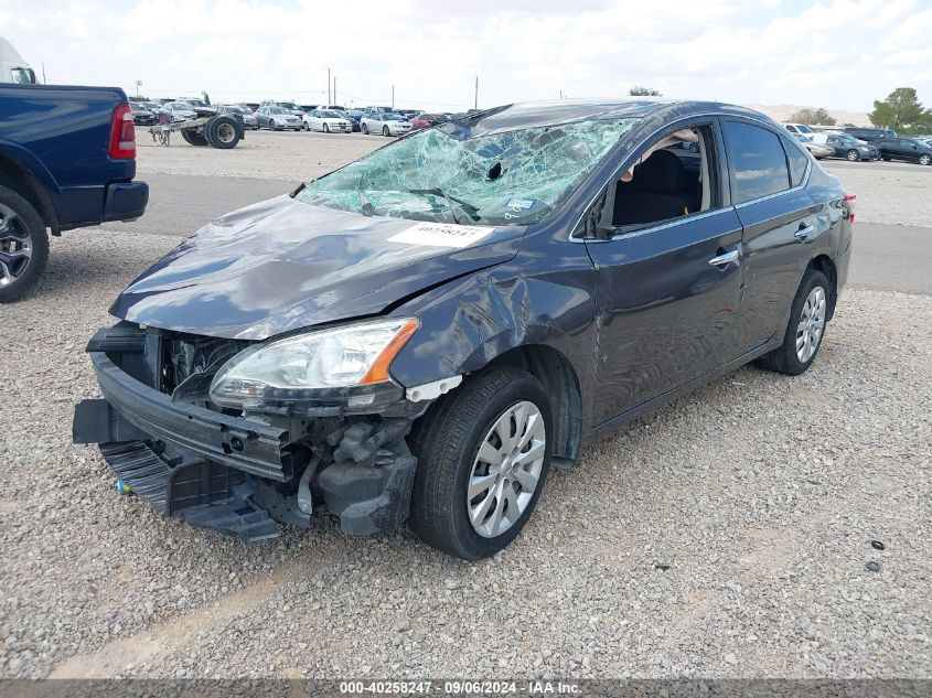 2015 Nissan Sentra Sv VIN: 3N1AB7APXFL694259 Lot: 40258247