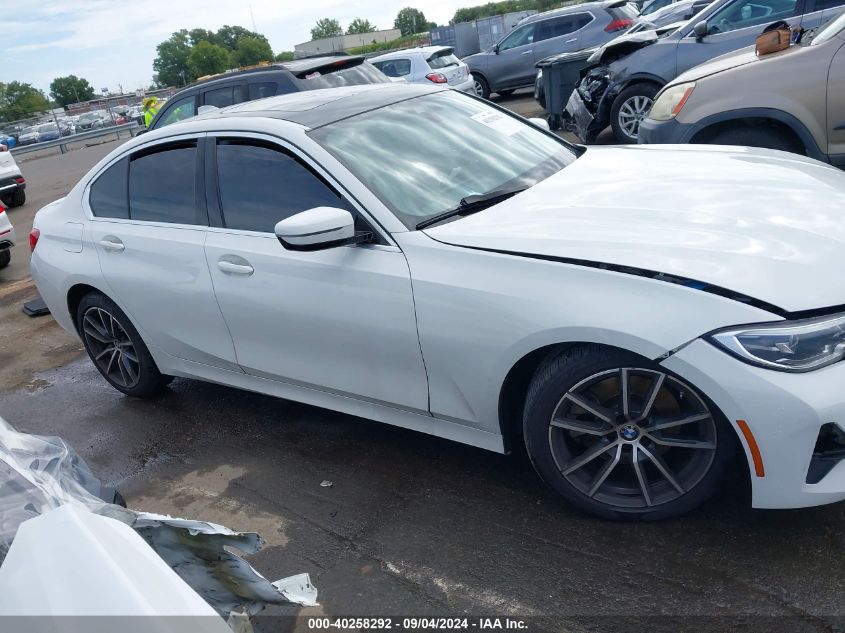 2021 BMW 330I VIN: 3MW5R1J0XM8B96716 Lot: 40258292