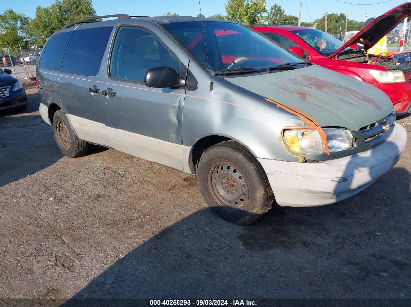 2000 Toyota Sienna Le VIN: 4T3ZF13C3YU181507 Lot: 40258293