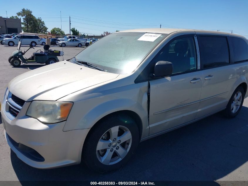 2013 Dodge Grand Caravan Se VIN: 2C4RDGBG9DR532423 Lot: 40258383