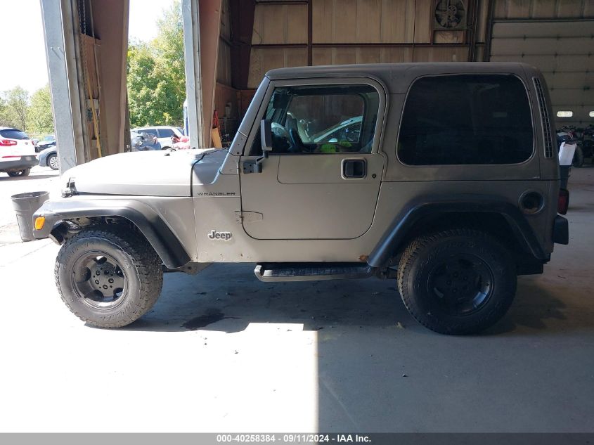 2000 Jeep Wrangler Sport VIN: 1J4FA49SXYP754622 Lot: 40258384