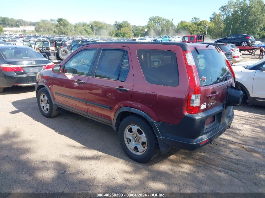 2005 Honda Cr-V Ex VIN: JHLRD78815C024086 Lot: 40258399