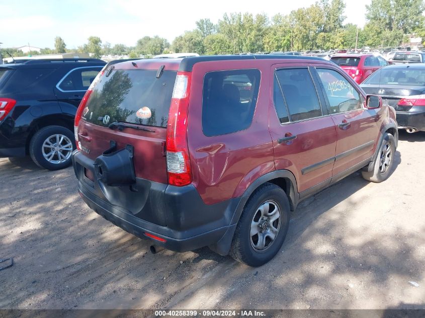 2005 Honda Cr-V Ex VIN: JHLRD78815C024086 Lot: 40258399