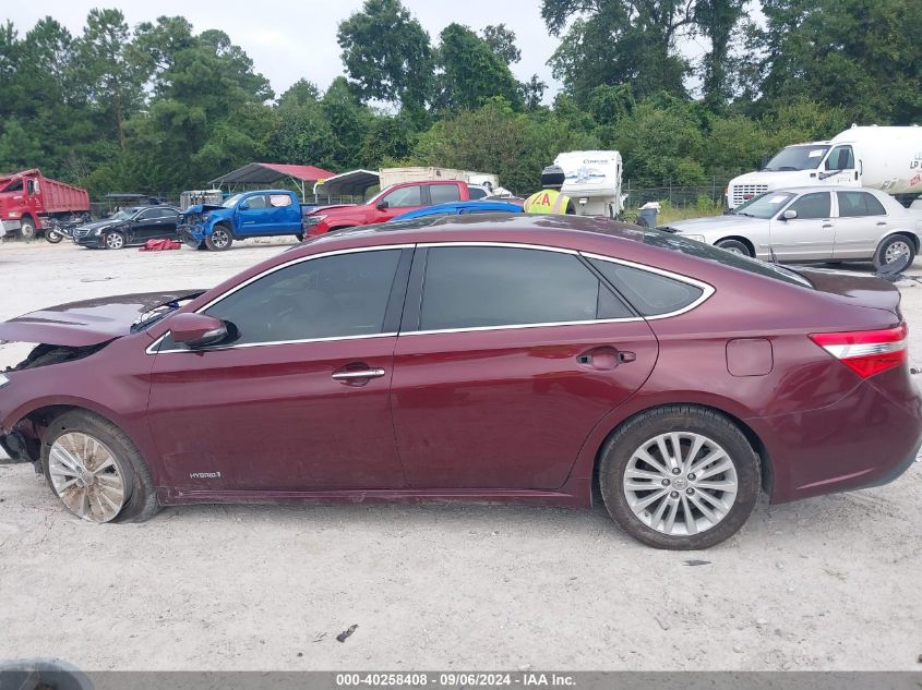 2014 Toyota Avalon Hybrid/Prem/Tour/Ltd VIN: 4T1BD1EBXEU026212 Lot: 40258408