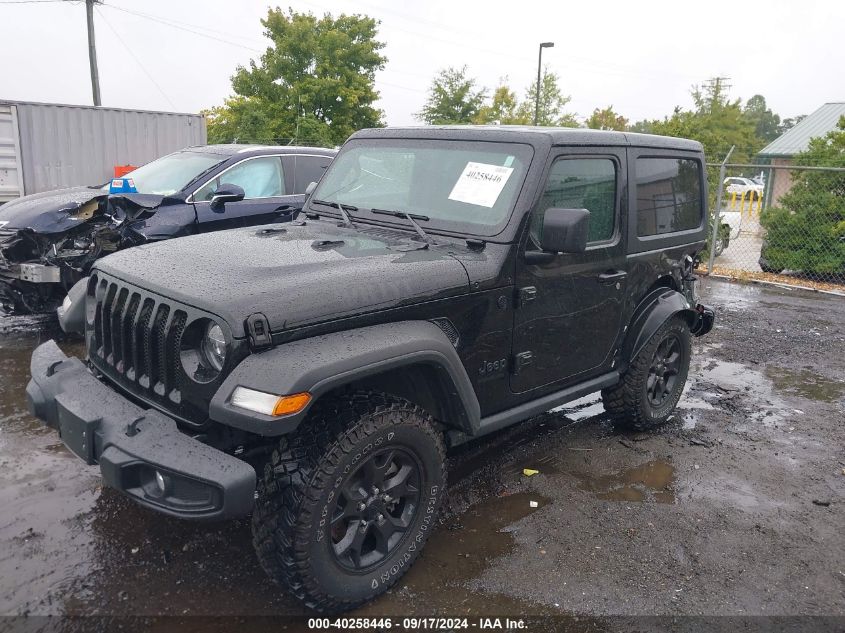 2022 Jeep Wrangler Willys 4X4 VIN: 1C4HJXAG5NW214667 Lot: 40258446