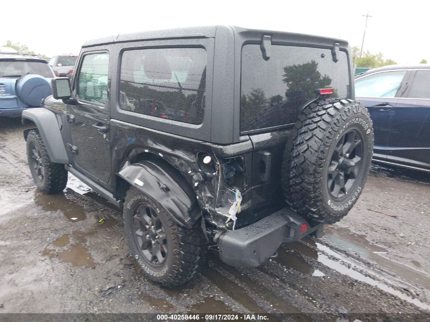 2022 Jeep Wrangler Willys 4X4 VIN: 1C4HJXAG5NW214667 Lot: 40258446