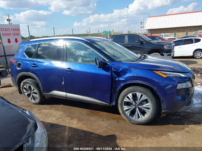 2021 Nissan Rogue Sv Fwd VIN: 5N1AT3BA5MC713690 Lot: 40258521