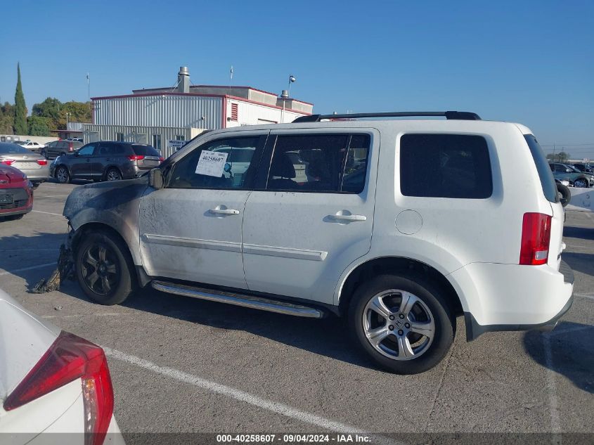 2012 Honda Pilot Ex-L VIN: 5FNYF3H51CB014417 Lot: 40258607