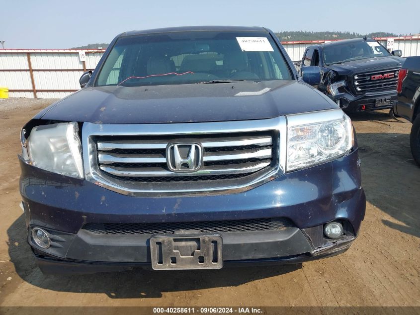 2012 Honda Pilot Ex-L VIN: 5FNYF4H57CB025072 Lot: 40258611