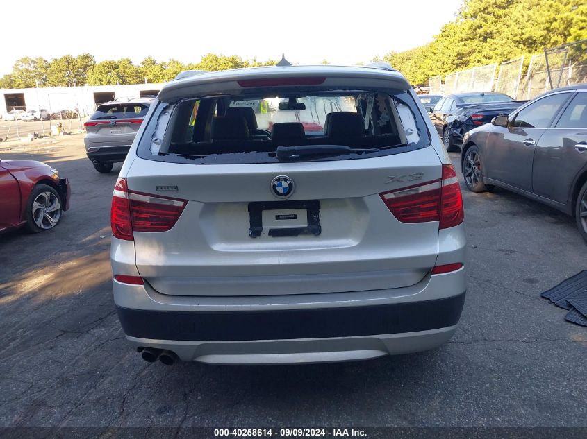 2011 BMW X3 xDrive28I VIN: 5UXWX5C5XBL706239 Lot: 40258614