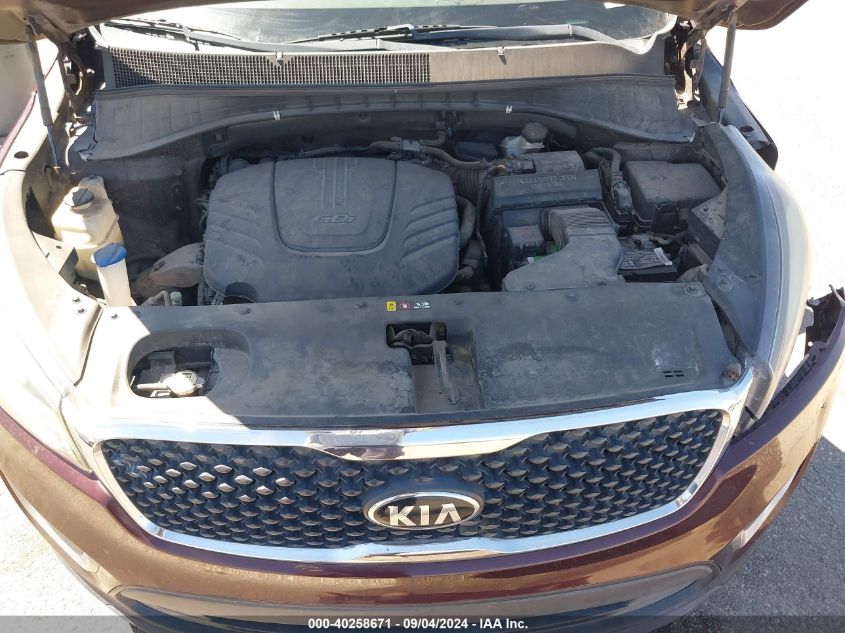 2018 Kia Sorento 3.3L Lx VIN: 5XYPG4A56JG359909 Lot: 40258671