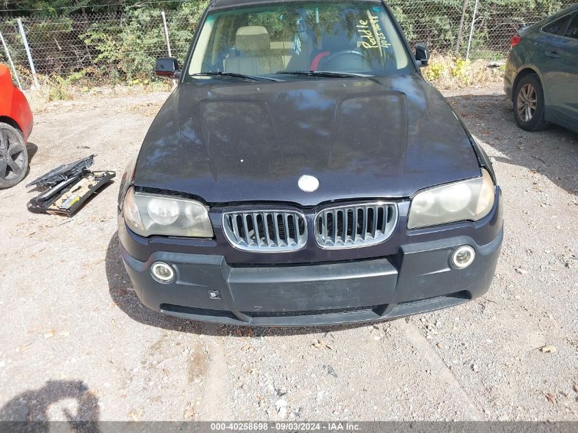 2008 BMW X3 3.0Si VIN: WBXPC93498WJ18441 Lot: 40258698