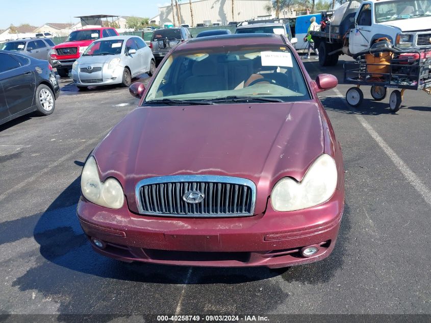 2003 Hyundai Sonata VIN: KMHWF25SX3A714176 Lot: 40258749