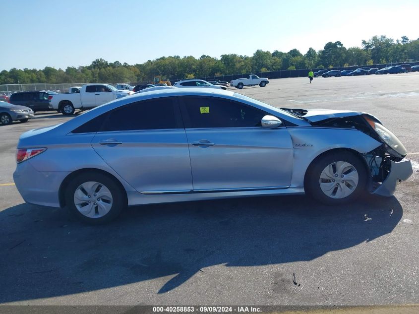 KMHEC4A46EA116774 2014 Hyundai Sonata Hybrid