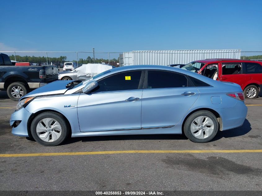 KMHEC4A46EA116774 2014 Hyundai Sonata Hybrid