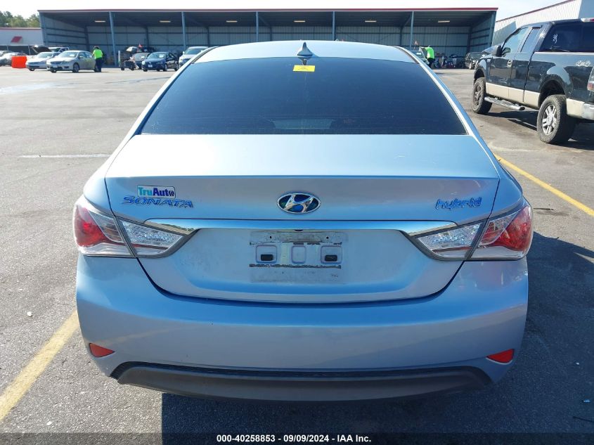 KMHEC4A46EA116774 2014 Hyundai Sonata Hybrid