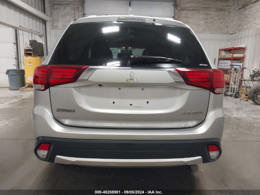 2018 Mitsubishi Outlander Es VIN: JA4AZ3A31JJ002205 Lot: 40258981